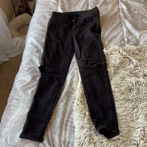 American eagle black skinny jeans